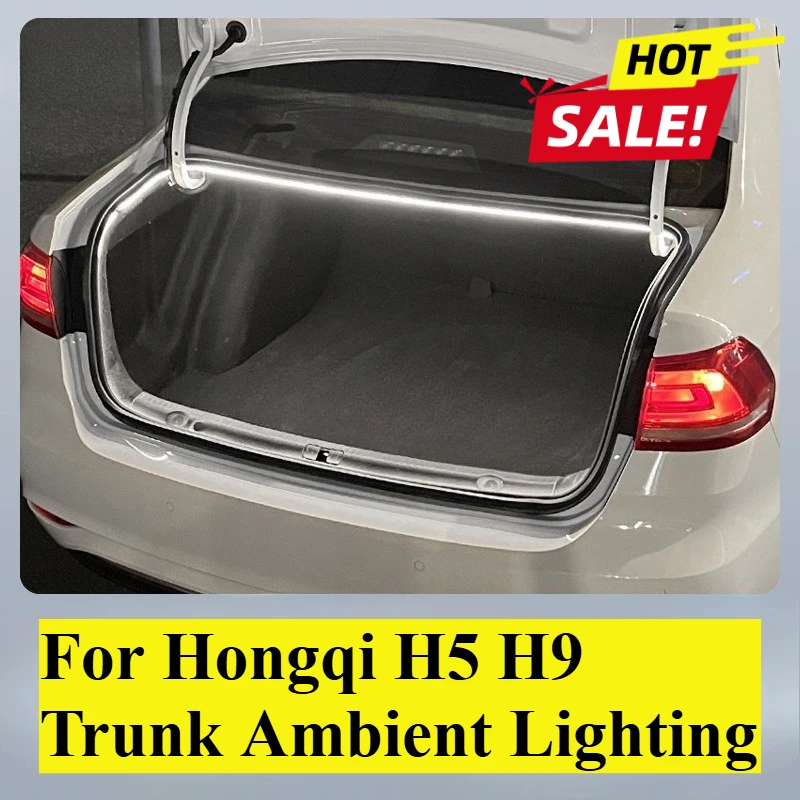 

Trunk Light Ambient Lighting Flowing Welcome Lights Trunk Illumination Damage-Free Plug-and-Play Installation For Hongqi H5 H9