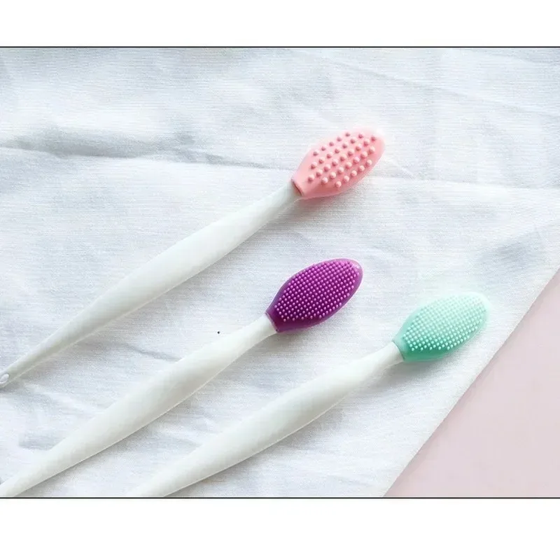 Brosse de nettoyage des pores en Silicone double face, outil manuel d'élimination de l'acné pour le visage et le nez, épurateur de soins de la peau de taille voyage, points noirs