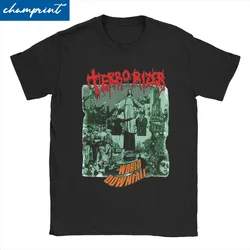 Men Women's World Downfall Death Grind Metal Band T Shirt Terrorizer 100% Cotton Clothing Short Sleeve O Neck Tee Shirt T-Shirt