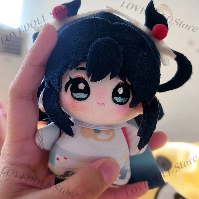 

Anime Attributes 10cm Printed Body Cotton Doll Cute Anime Character Plush Soft Squishy Toy Cartoon Bag C harm Decor Gift