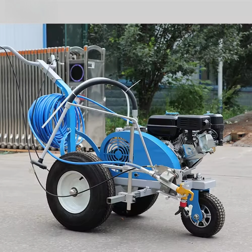 High-efficiency Hot-spray Road Marking Machine, Water-based Paint Wire Stripper for Urban Roads and Parking Lots