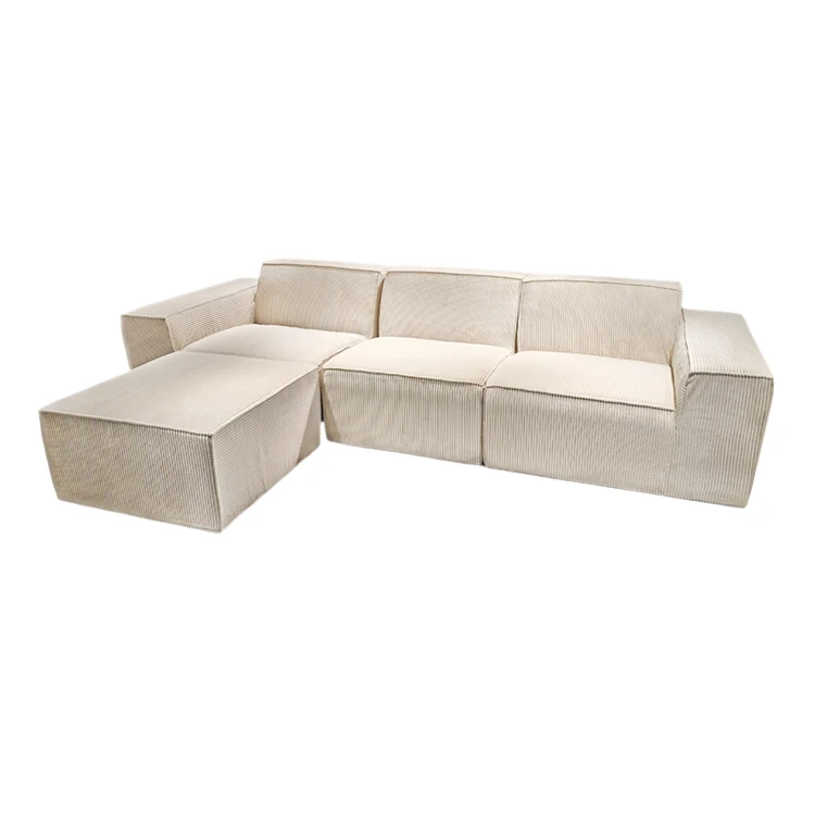 

Living room sofas Compression sofas de salon Beige combination Couch Living Room I/L-shape Sofa