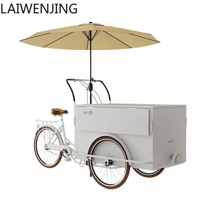 

HLZ booth trolley removable coffee cart wrought iron float outdoor display sale dining car