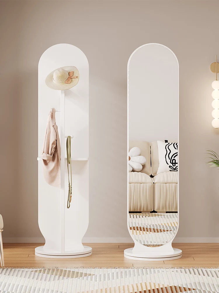 

Rotating full-length mirror Floor-to-ceiling hanger mirror Integrated full-body mirror