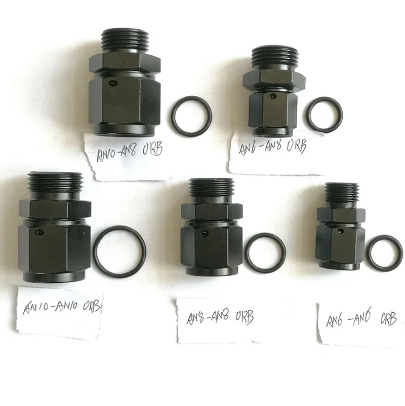 AN6-AN6ORB Automotive Parts Rotary Joint Adapter AN10ORB Automotive Modification Inner Wire Outer Wire Oil Cooling