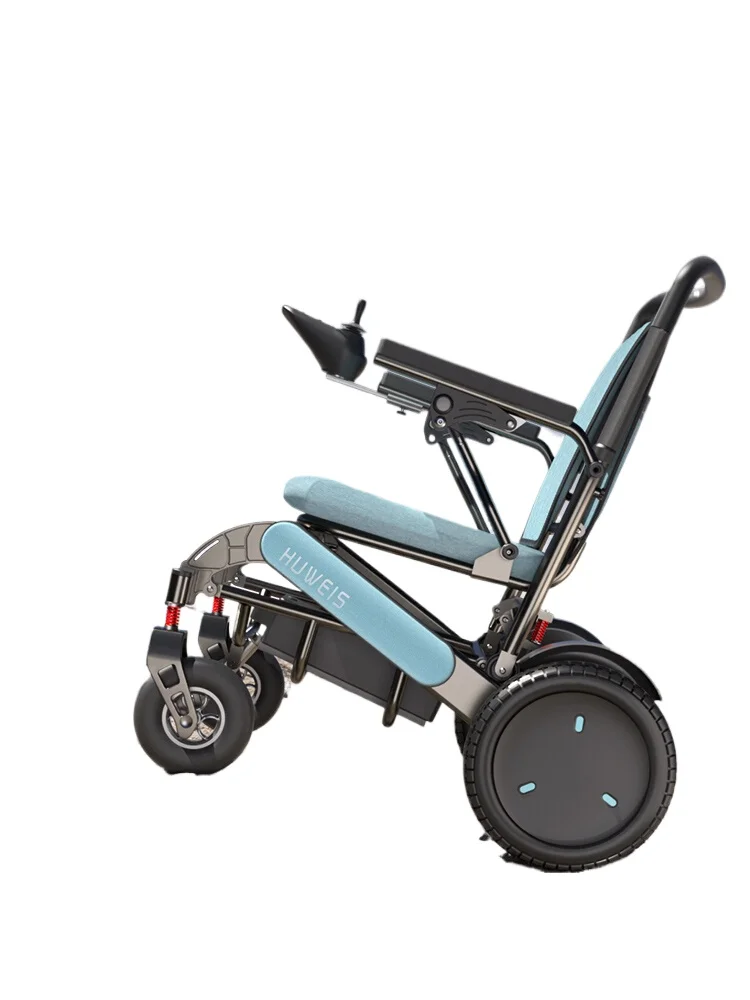 

Foldable luxury electric wheelchair 700w intelligent fully automatic folding scooter for the elderly