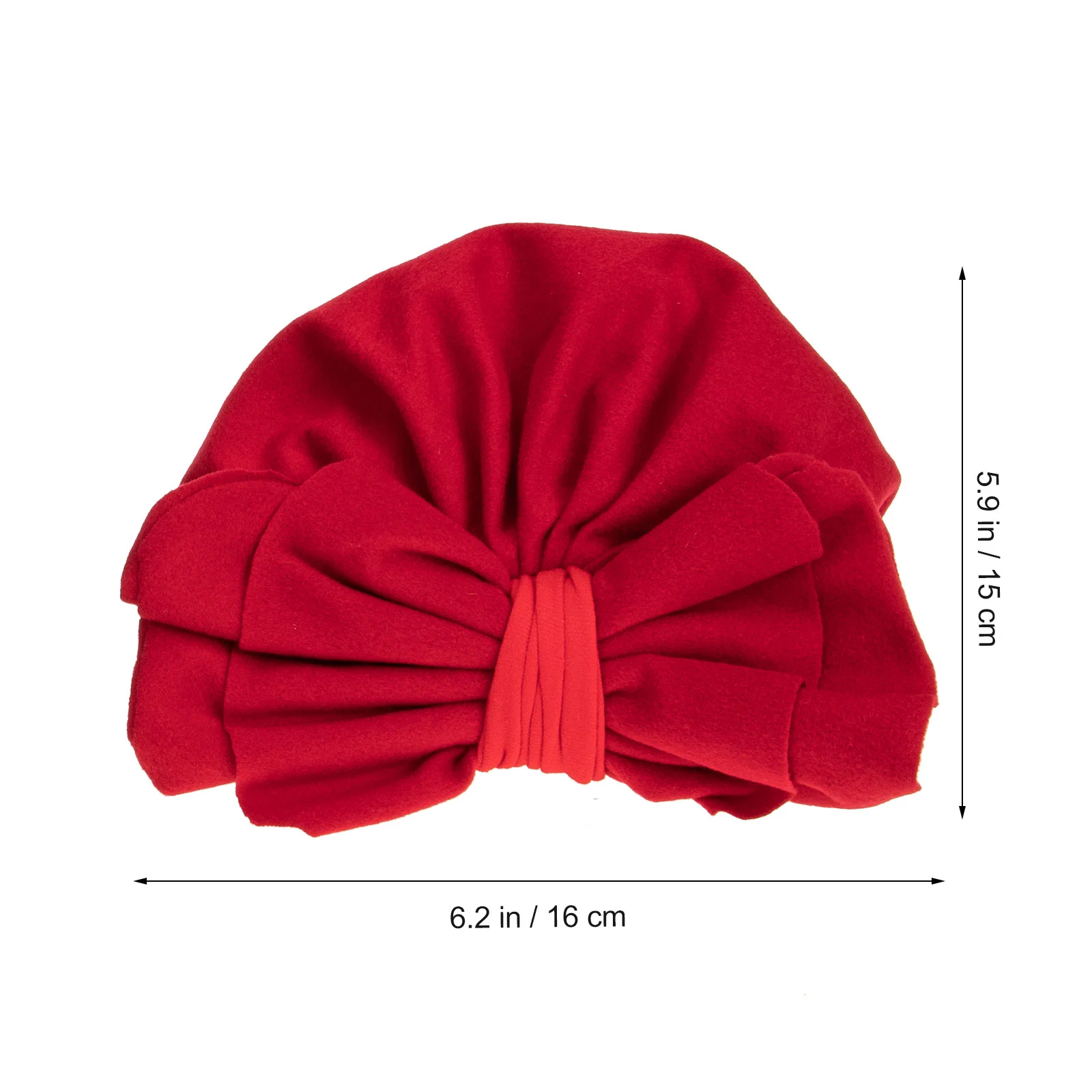 2 Pcs Newborn Hospital Hat Baby Headscarf Bonnets 0-6 Months European and American Turban Bow Cap