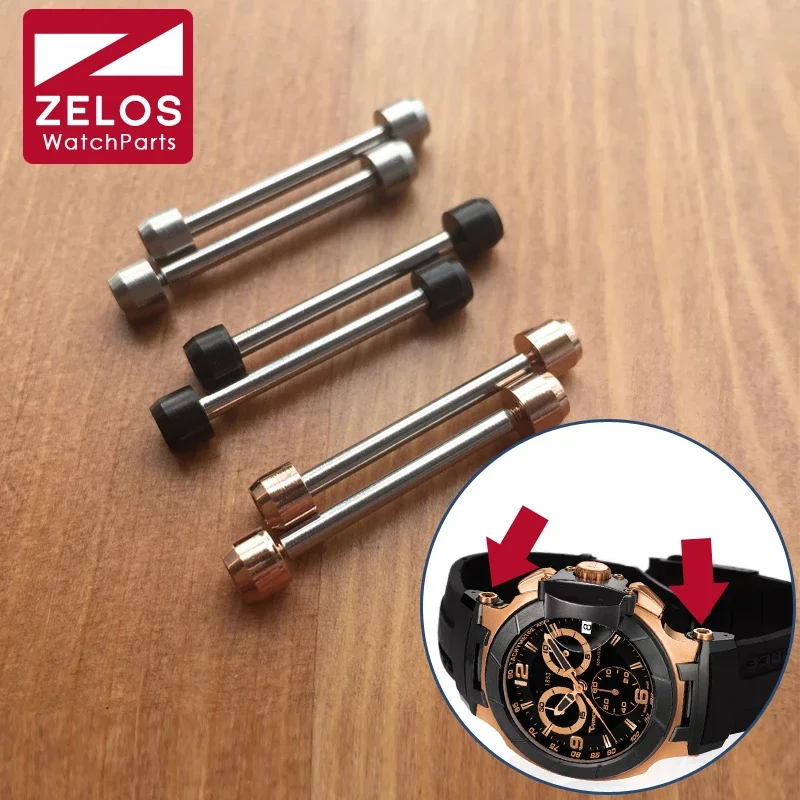 28mm inner Hexagon watch screw tube rod for tissot T race T-sport T048 watch lug link kit parts(rose gold/black/silvery)