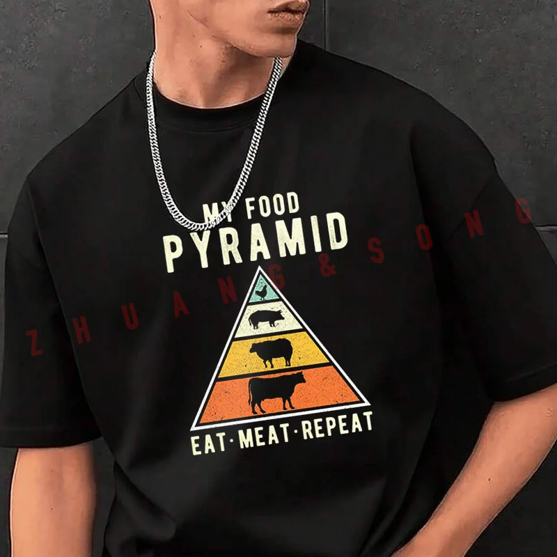 

Мужская футболка с принтом «Meat Eater Meat Saying», черная, с круглым вырезом, новая, в стиле хип-хоп, повседневная, для мотоциклистов