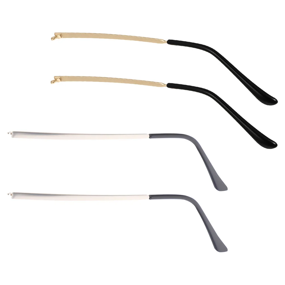 

2 Pairs Spectacle Legs Sunglasses Arm Replacement Eyeglasses Universal Plastic Eyewear Temple High Strength Wear