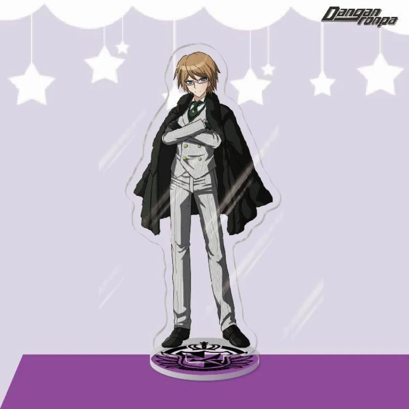 Danganronpa Figure Nagito Komaeda Acrylic Stands Hinata Hajime Model Prop Keyring Tanaka Gandamu Desk Ornament Fans Collection