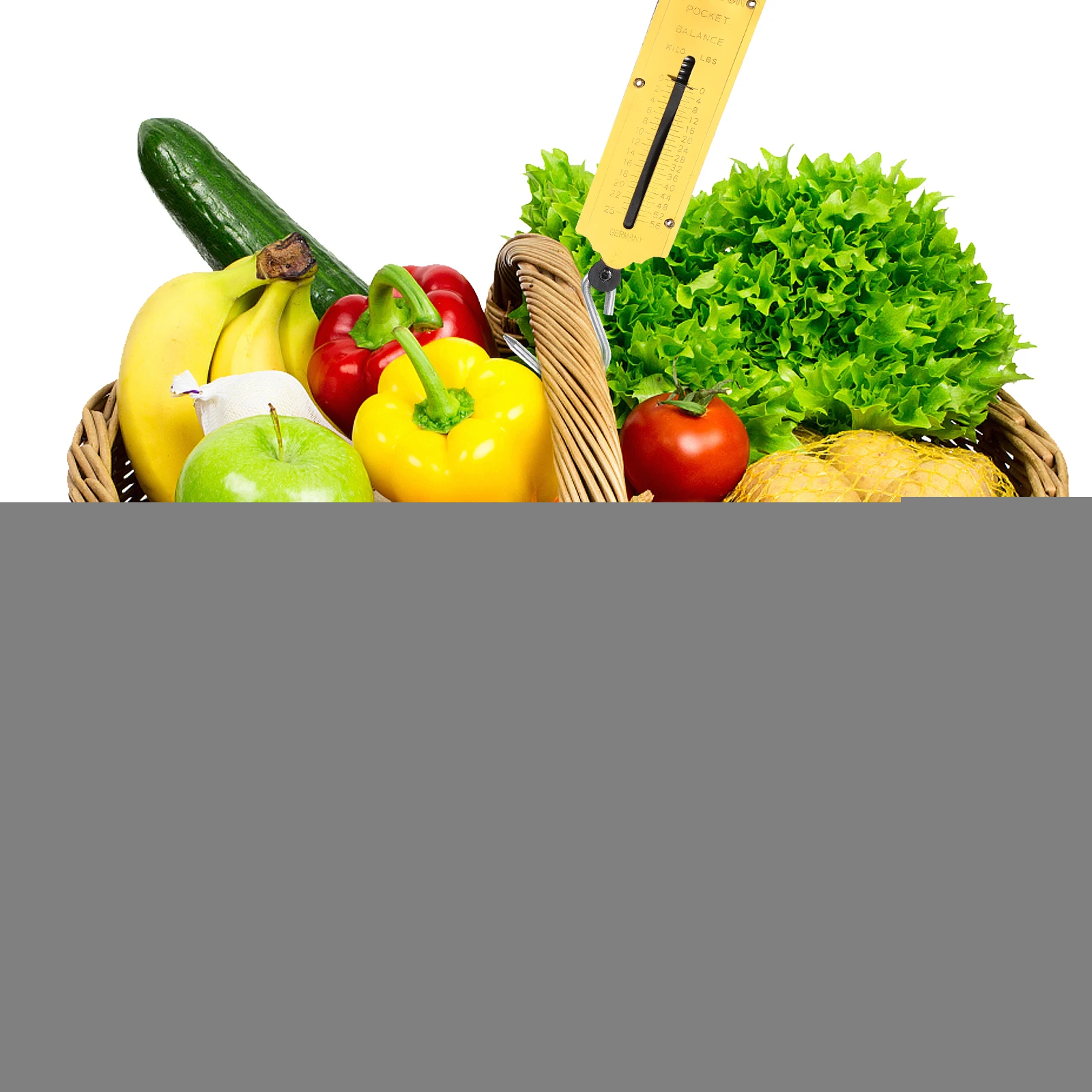 

4Pcs Portable Mechanical Scale Spring Balance for Kitchen Fishing Luggage Outdoor Accurate Weighing Design Safe Odorless