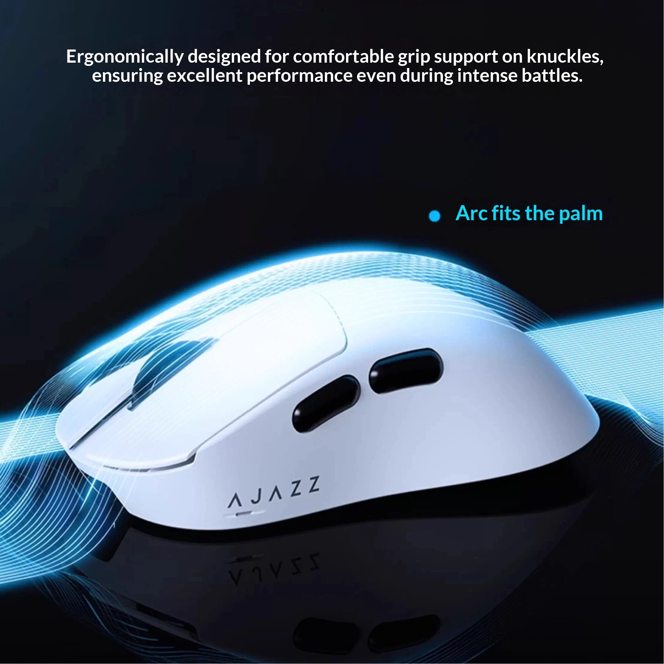 

Беспроводная игровая мышь Ajazz Aj179 V2 Эргономичный дизайн с зарядной базой с магнитным притяжением для киберспорта и офисного использования