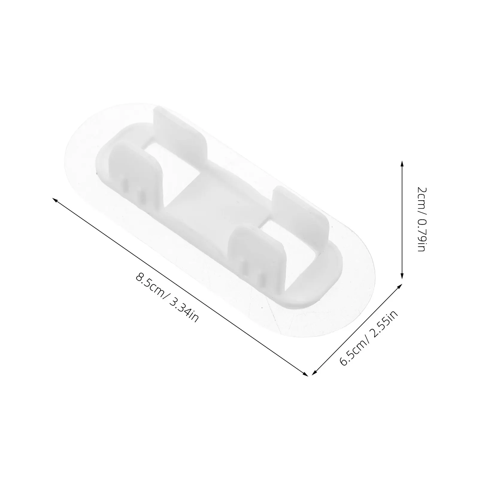 4Pcs PVC Pipe Clamps for Washer Drain Hose 10-15Mm Plastic Drainage Pipe Bracket Clamp Self-Stick Wall Tile Glass Surface Fixing