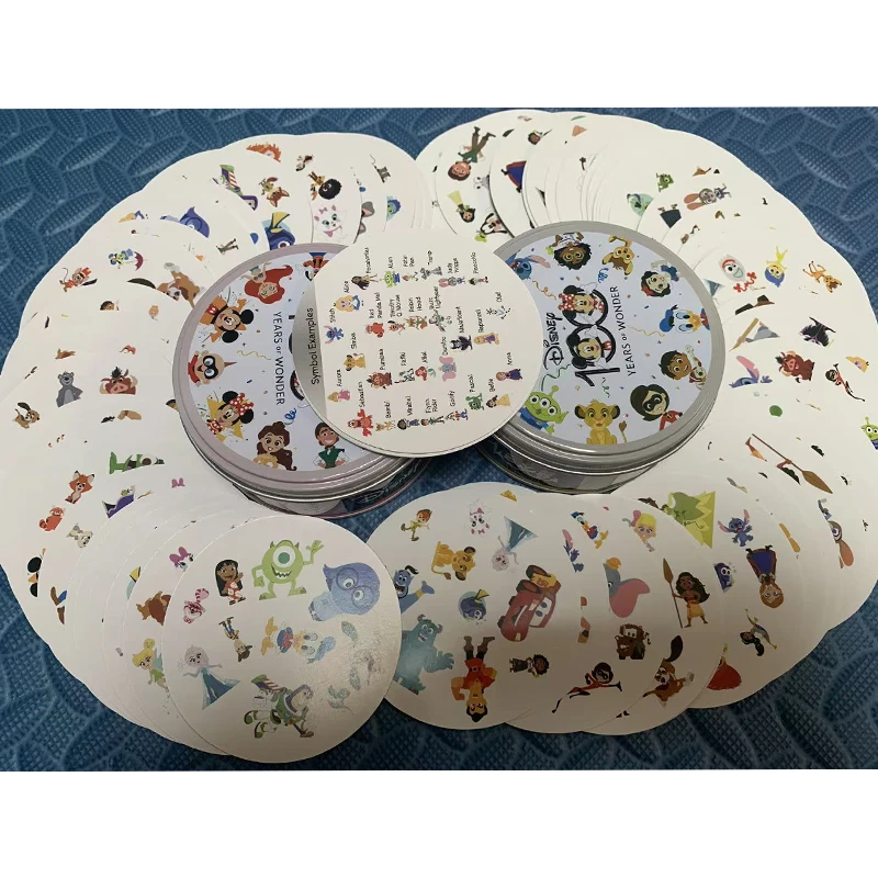 ألعاب لوح بطاقات ديزني 100 عام من ألعاب صندوق حديد عائلي مضحك للعطلات والتخييم والرياضة والأصدقاء هدايا عيد الميلاد والهالوين #2