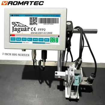 Schermo da 7 pollici 12,7 mm 17 lingue macchina di codifica automatica maschera stampante logo Stampante a getto d'inchiostro online Stampante termica TIJ a getto d'inchiostro