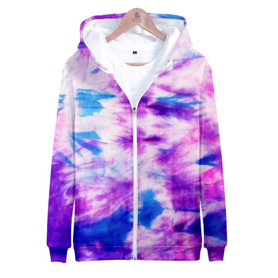 Colorful Spiral Dizzy Pattern Hoodie Men Women Optical Illusion Hoodies Sweatshirt Harajuku Tie Dye Jacket Coat Clothes
