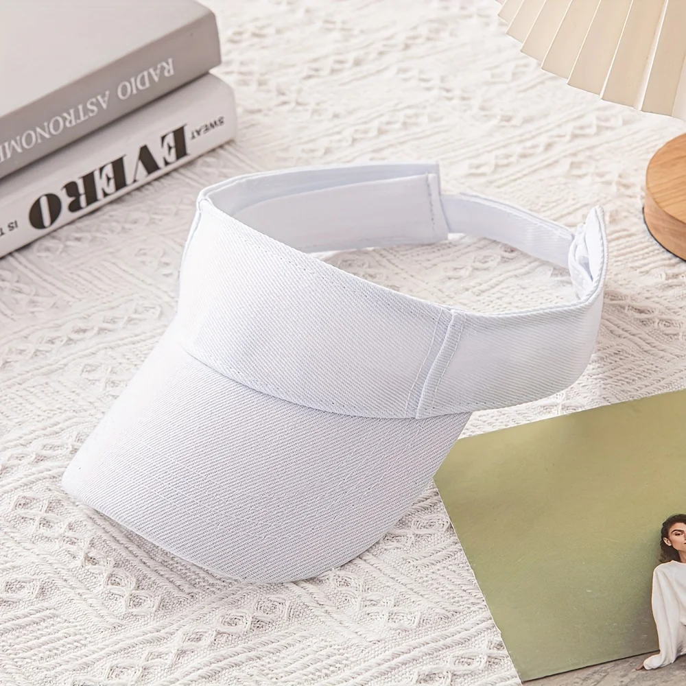 [Visor Esportivo Ajustável e Respirável] Boné Esportivo com Visor - Boné de Beisebol Respirável e Ajustável para Atividades ao Ar Livre