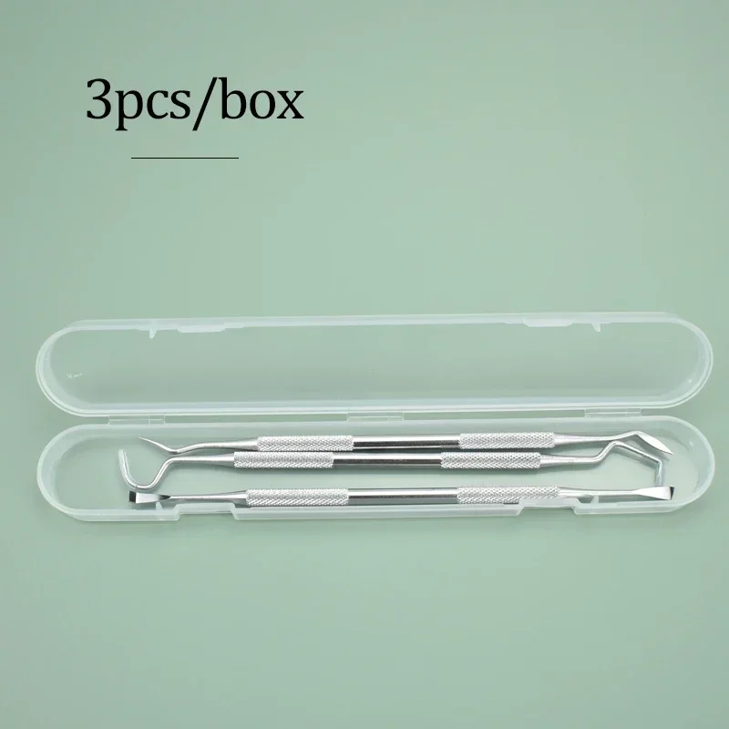 

Dental Care Cleaning Mirror Dual Probe Sickle/hoe Dental Cleaner Dental Stone Remover Cleaning Tool
