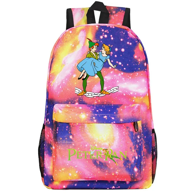 Cartoon Peter Pan Printed School Backpack Children Fashion Casual Girls Boys Schoolbag Harajuku Travel Bags Mochila AliExpress