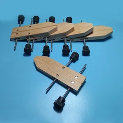 1PCS Beech Parallel Clamp Max 5cm Horizontal Clamping Wooden Fixtures Clip Tools for Ship Sailboat Model DIY Small Handicraft