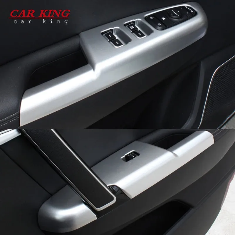 

For KIA Sportage QL 2016 2017 LHD Car Door Window glass Lift Control Switch Panel Cover Trim Interior Decoration Accessories