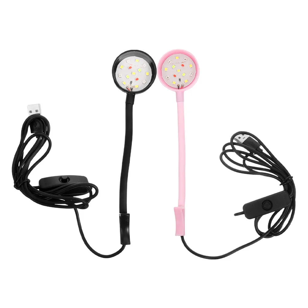 

2Pcs Fish Tank Lamp LED Lighting for Aquarium Compact and Lightweight Clip-Type Household Use Safe Wear-Resistant Marine