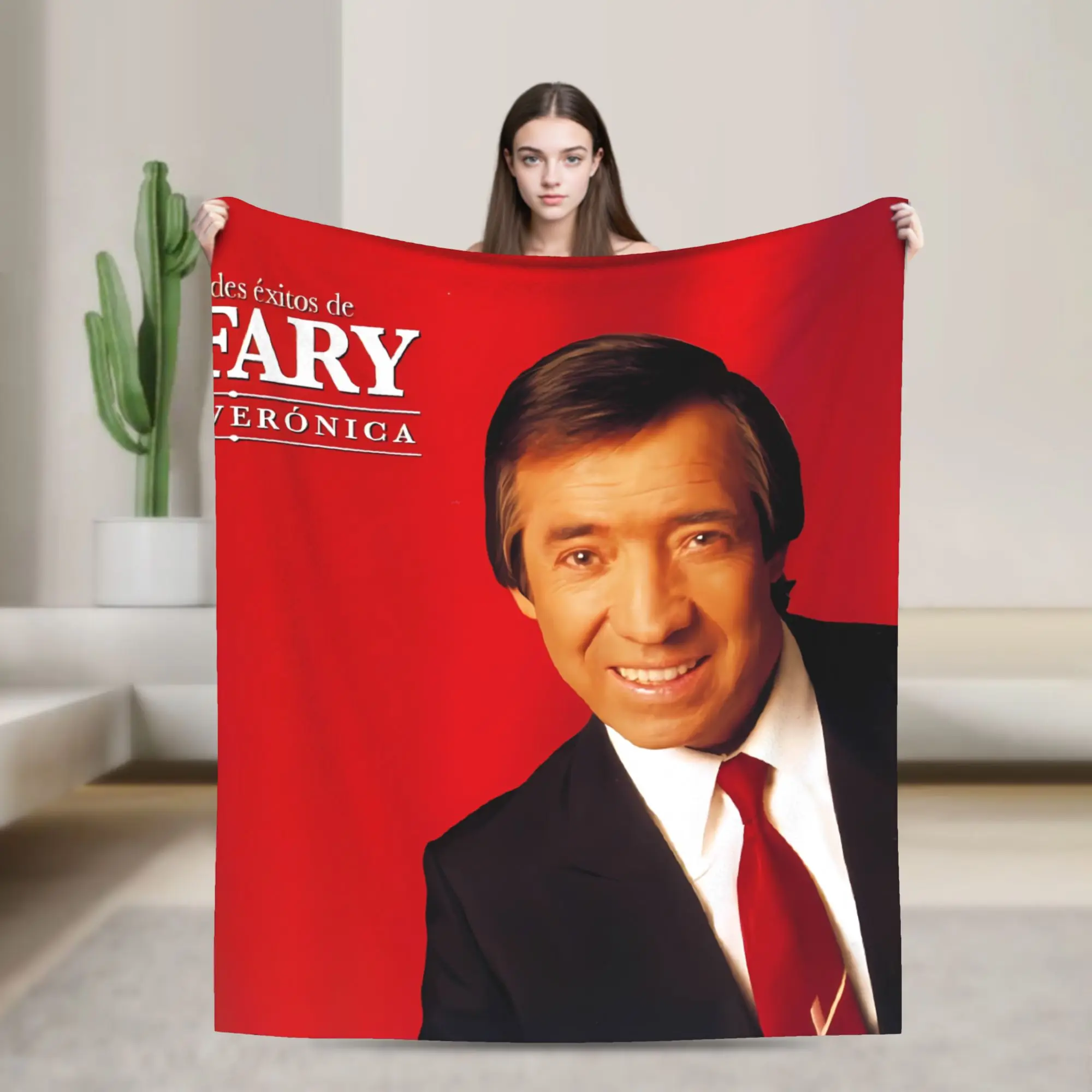 El Fary La Mandanga Poster Blanket  Warm Pattern Plush Throw Blanket For Bedroom Picnic Flannel Bedspread Bed Cover