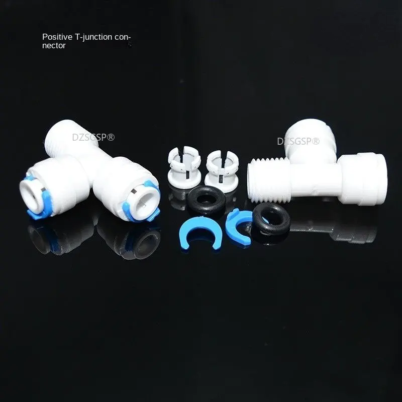 Thread 1/4 3/8 POM Sealing Ring Hose Multiple Type Tee RO Water Fitting Male Female PE Pipe Quick Connector Water Filter Parts