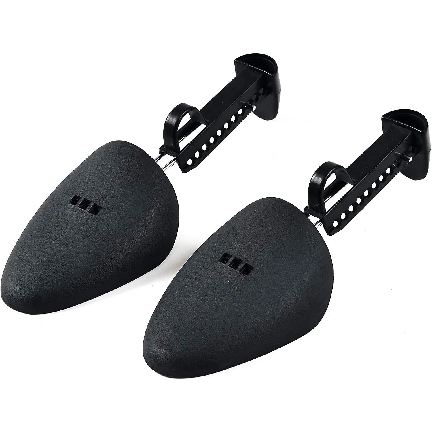 ABJA-10 Pair Durable Form Plastic Shoe Tree Practical Boot Shoe Stretcher Black
