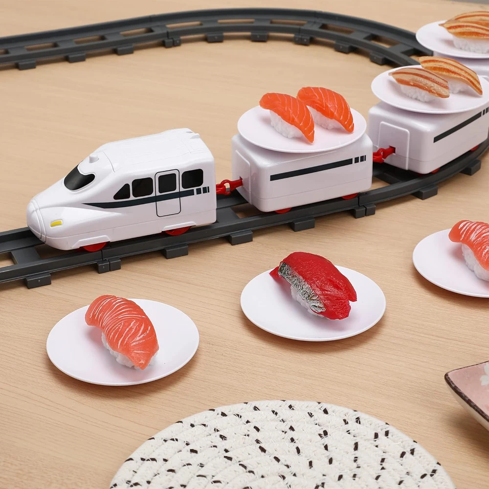 Elektryczny zestaw do sushi z – Toy Train Track Set recenzja i cena