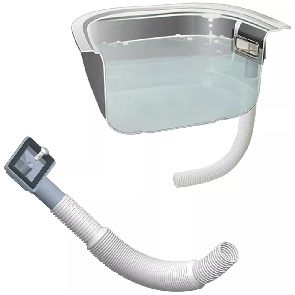 Gray Kitchen Sink Sink Overflow For Kitchen Use Adjustable Height Quick Installation Seals Square Interface 77.5 X 41 Mm