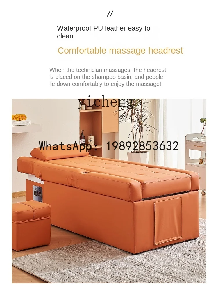 X8 Lifting Head Therapy Pedicure Foot Bath Sofa Integrated Bed Foot Washing Shampoo Ear Cleaning