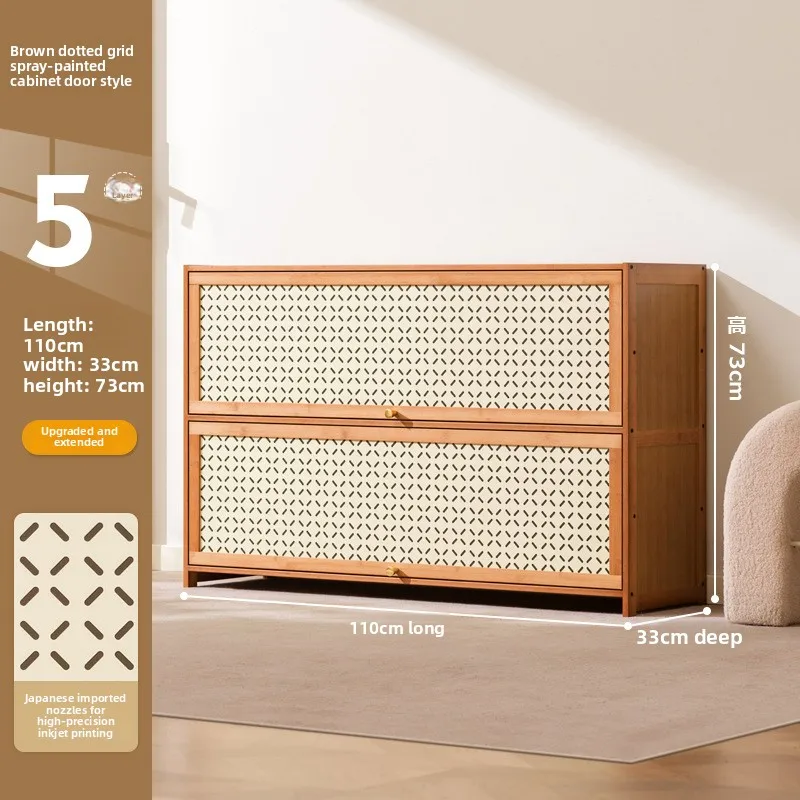 

Shoe rack multi-layer household door indoor good-looking entrance dust-proof shoe cabinet rental house shoe rack