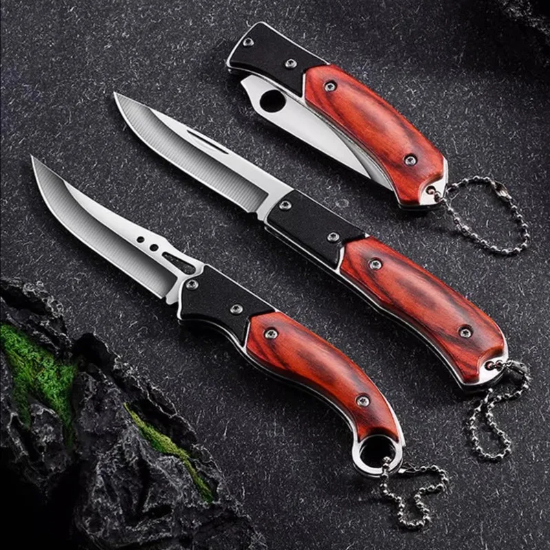 Fruit Kitchen Knife Stainless Steel Peeling Paring Knife with Non-slip Handle Utility Knives for Kitchen Accessories BBQ Tools