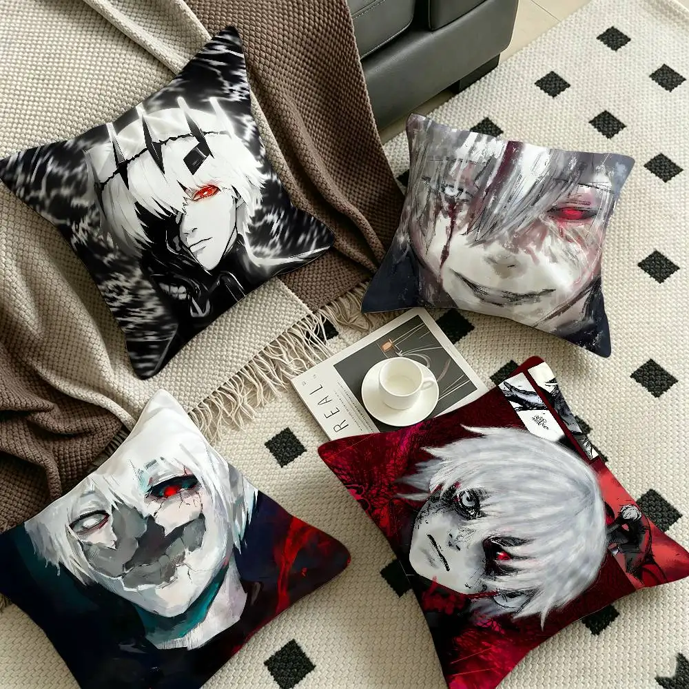 T-Tokyo-Ghoul Pillowcase toon Gift Cushion Cover Bedroom Home Sofa Chair Seat Decor pillow case