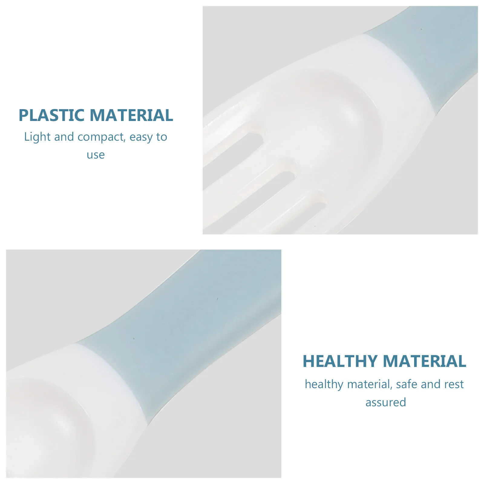 

1Set Baby Training Fork and Spoon Set Premium Heat-Resistant Bpa-Free Feeding Utensils for -Feeding Toddler Tableware