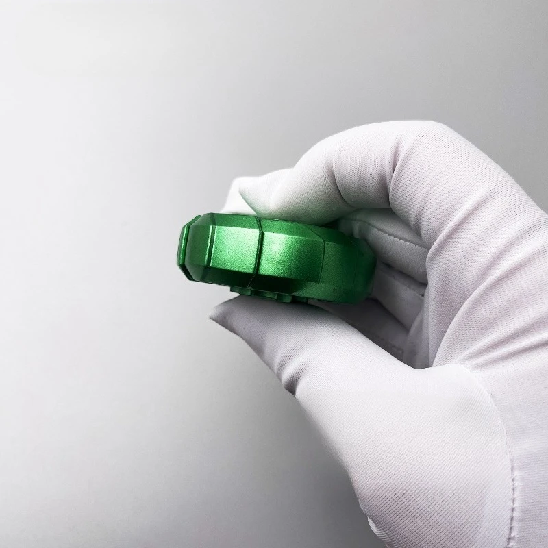 OUYEDC Magnetic Armor-Opening Mechanical Metal Fidget Spinner Toy for Relieving Anxiety and Stress