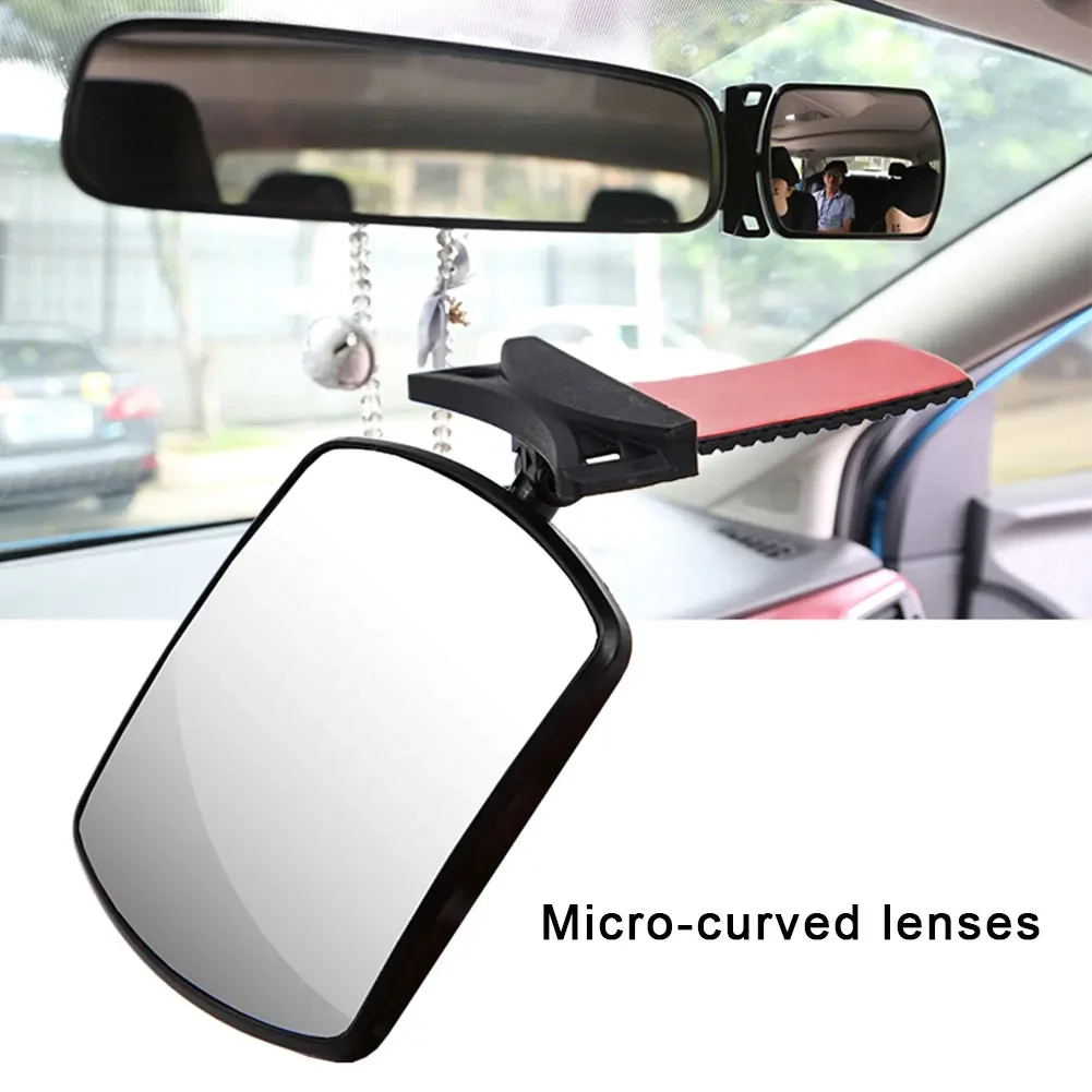 Rotating Car Rearview Car Safety Back Seat Mirror Observing Back Seat Baby Monitor Car Interior