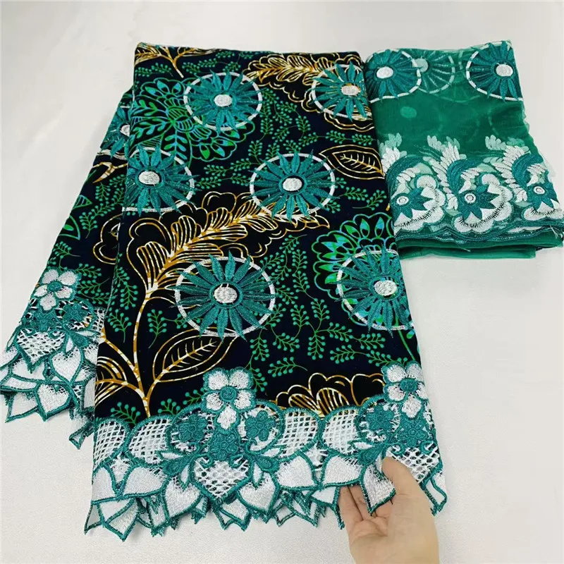 

7 y African Wax Brocade Lace Fabric Hight Qualiy 100% Cotton Ankara Satin Print Lace Fabric For Woman Evening Dresses KL101901