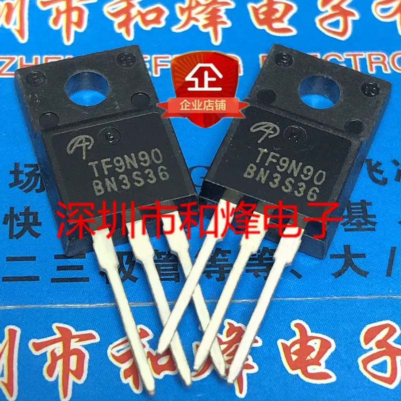 AOTF9N90 TF9N90 New import spot TO-220F 900V 9A MOS field effect transistor Electronic components to220