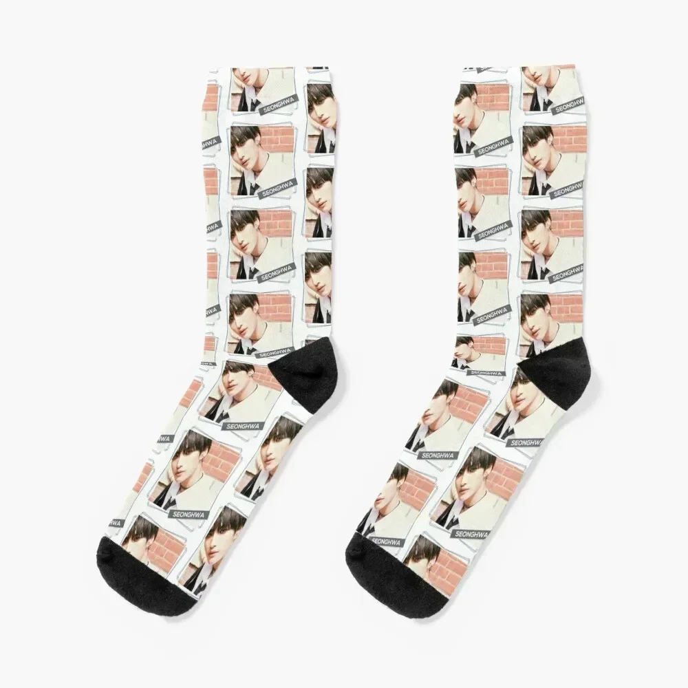 

Ateez - Seonghwa Socks gifts Wholesale Lots aesthetic Boy Socks Women's sport basketball FASHION Non-slip Male Socks Women's