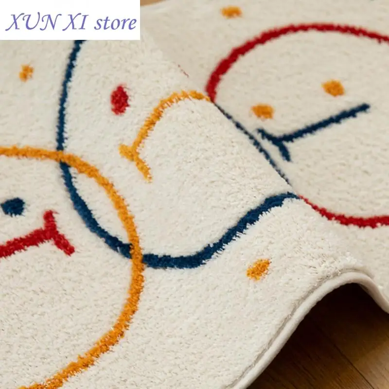 New Japanese Rugs Cute Carpet Rectangle Foot Absorbent Door Mats Decorative Carpet short Floor rug for Living Room Doormat Ent