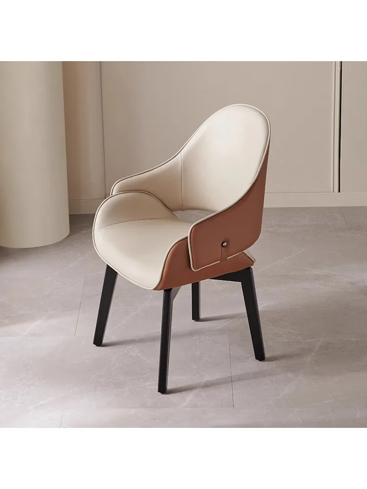 مسند ذراع من خشب الرماد، كرسي طعام عالي الظهر، كرسي غرفة الطعام المنزلي