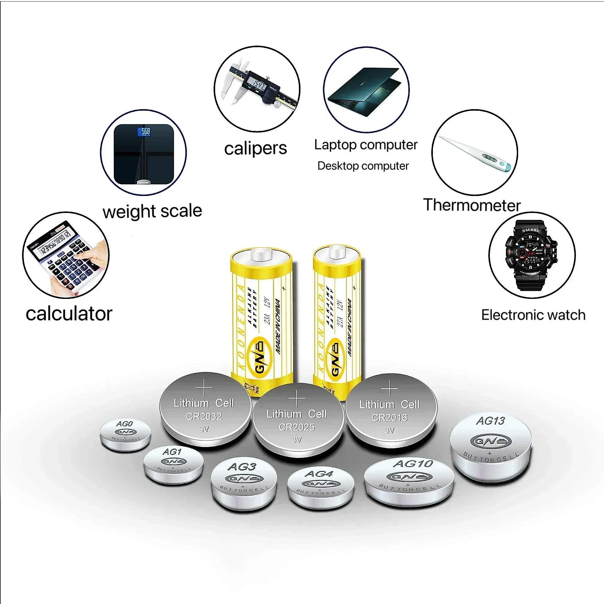 High Capacity New 2-50Pcs CR1220 Batteries - 3V Lithium Coin Cell CR 1220 Battery for watches healthcare devices Calculator etc