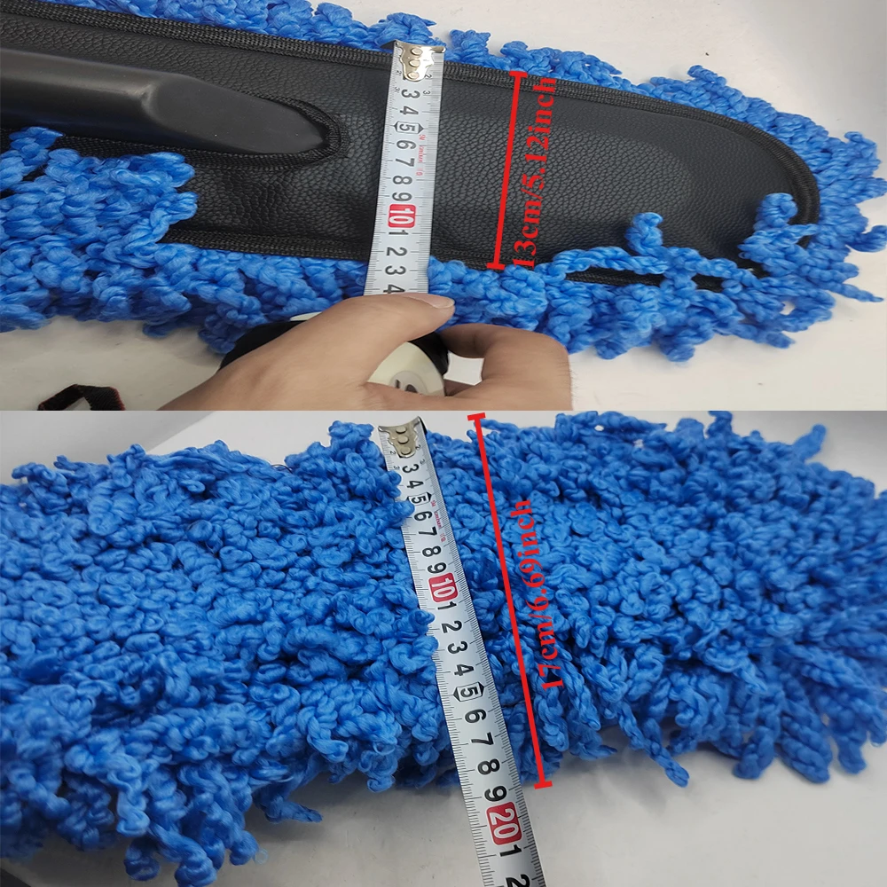 Car Wash Wax Mop Dust Removal Retractable Nanofiber Duster Brush Exterior Interior Cleaning Tool Handle To Trap Pollen Detailing