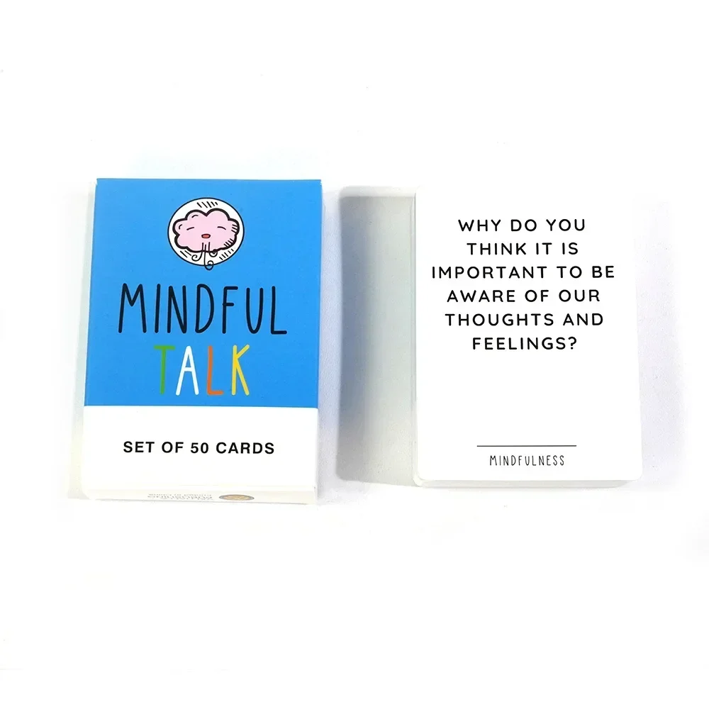 Mindful Talk Cards - The Authentic and Meaningful Conversational Card Game for Kids and Parents