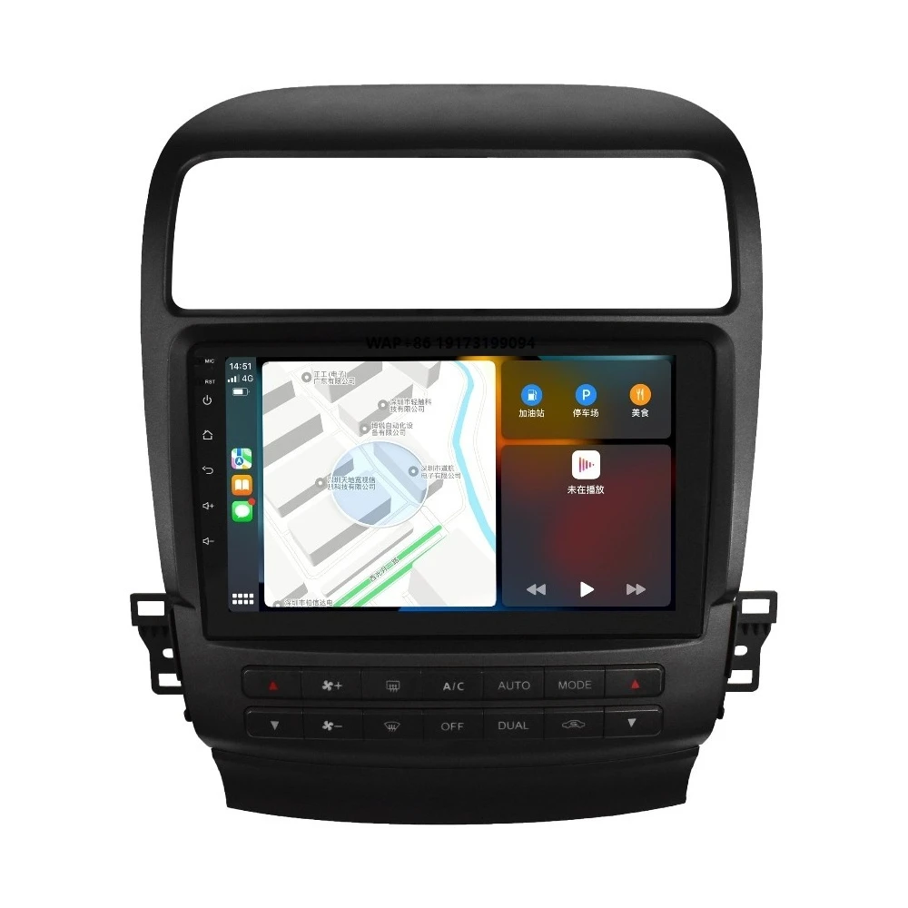 

9 Inch Car Dvd Player Android Radio Touch Screen Navigation Carplay for TSX 2003-2008