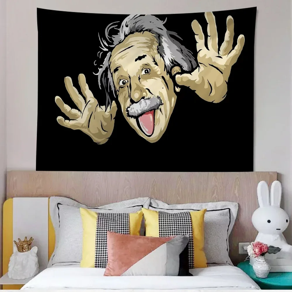 Art Albert E-Einstein Math Hanging Bohemian Tapestry Hanging Tarot Hippie Wall Rugs Dorm Japanese Tapestry