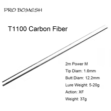 【¥6,974】Pro Bomesh ロッドブランク T1100 2m Power M 特別割引-アリエク特価アラート